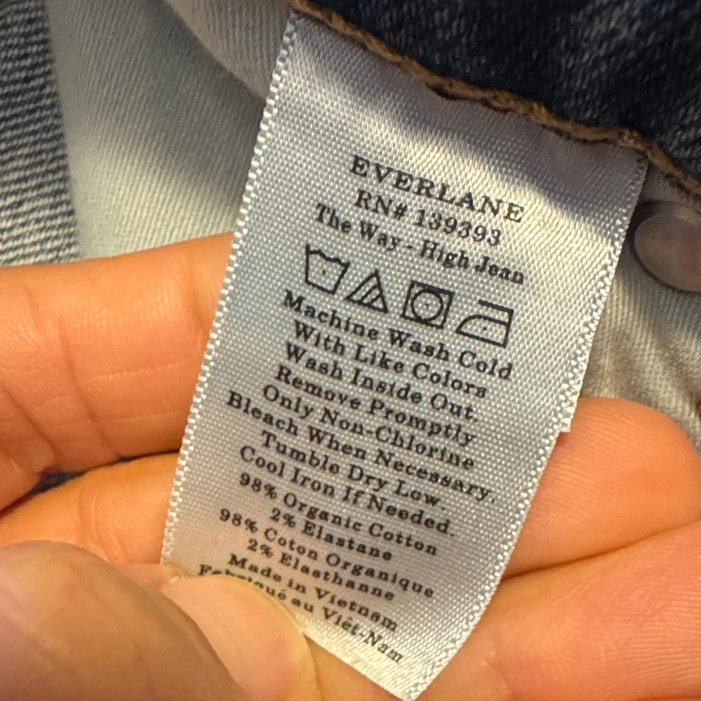 Everlane Light Blue Button-Fly Jeans - Picture 4 of 10